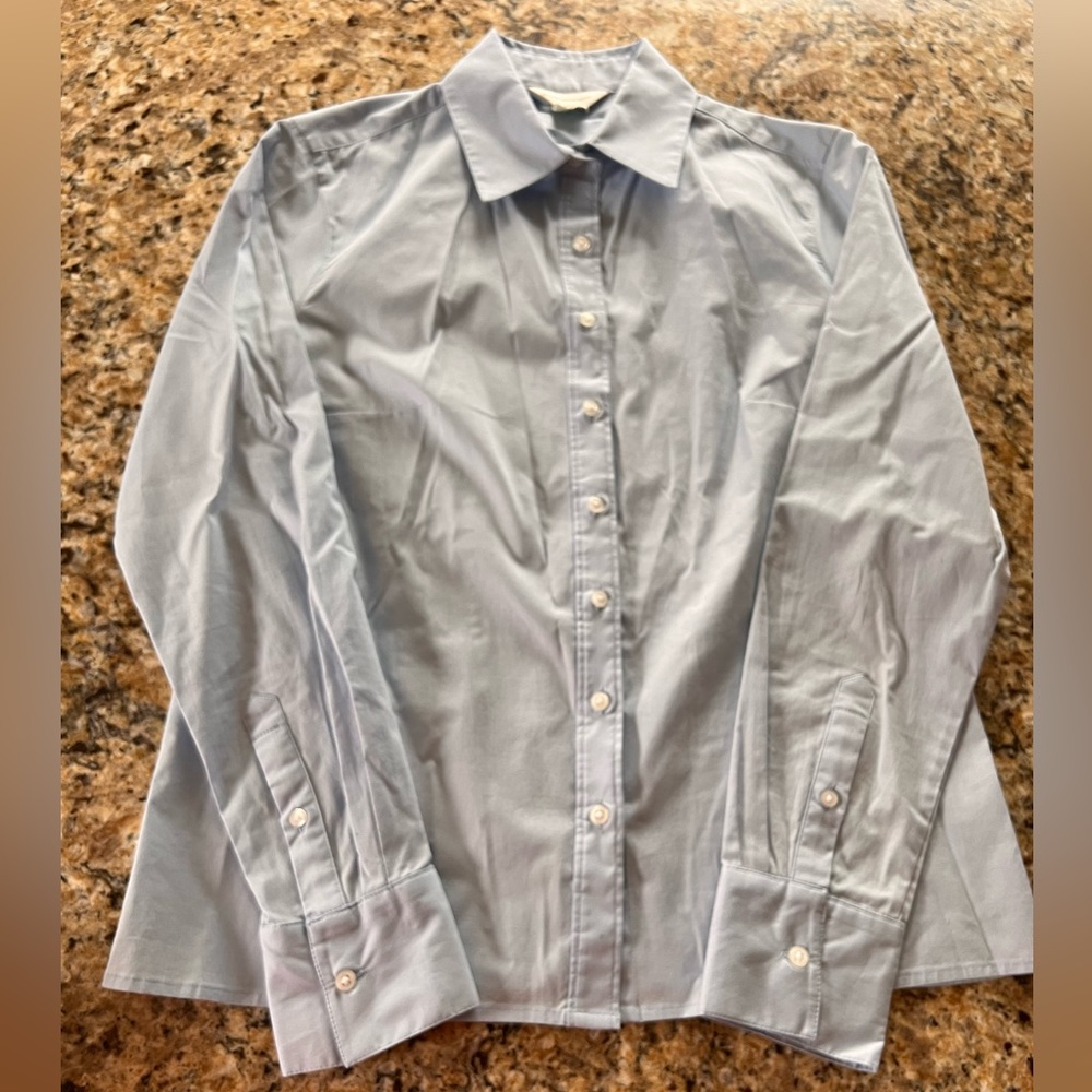 NWOT Women’s Monaco Blue Long Sleeved Shirt size 2